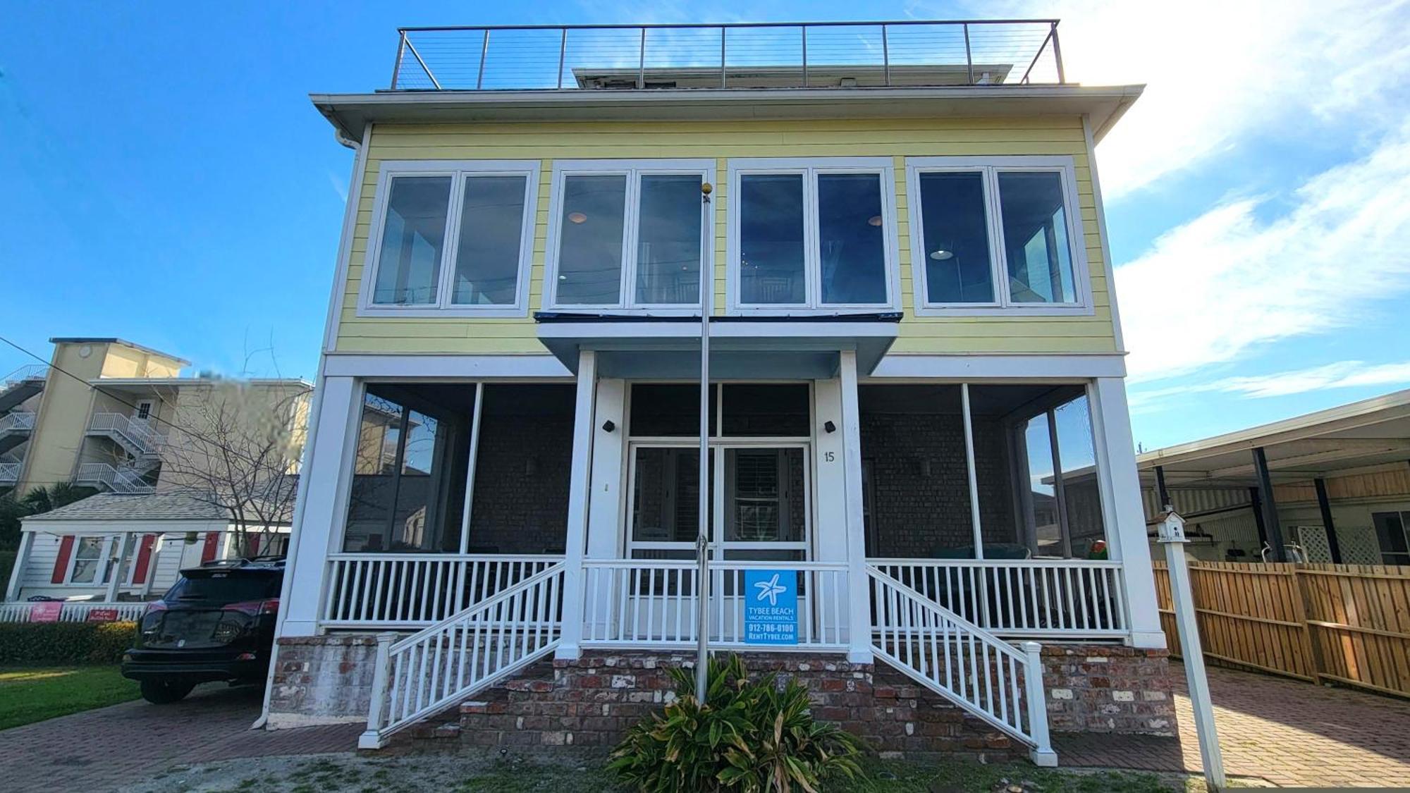 15 17Th Street By Tybee Beach Vacation Rentals Tybee Island Exterior photo